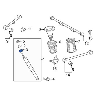 Toyota OE - Rear Suspension Shock Absorber Bushing