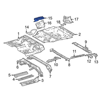 Toyota OE - Rear Left Upper Floor Extension