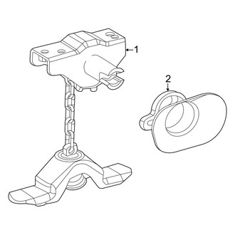 Toyota OE - Rear Body & Floor - Spare Tire Carrier