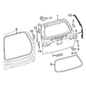Toyota OE - Rear Left Liftgate Object Sensor