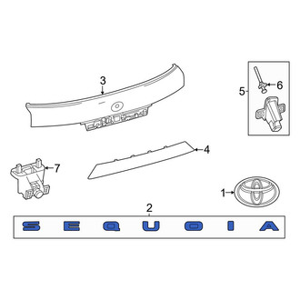 Toyota OE - Rear Hatch Emblem