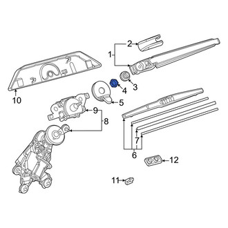 Toyota OE - Wiper Arm Nut