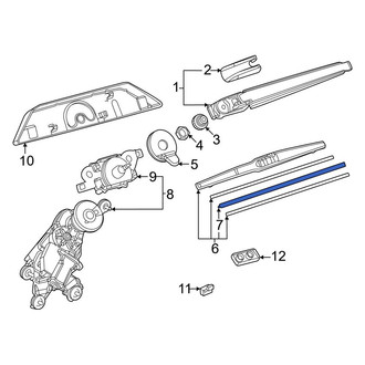 Toyota OE - Rear Wiper Blade Refill