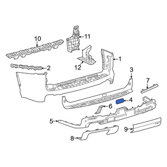 Toyota OE - Rear Jack Plug Cover