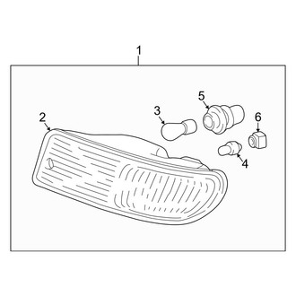 Toyota OE - Front Lamps - Park & Signal Lamps (Gas)