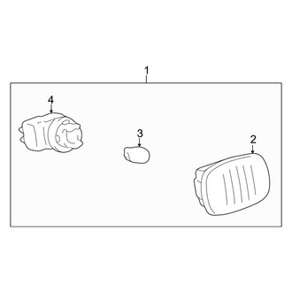 Toyota OE - Front Lamps - Signal Lamps