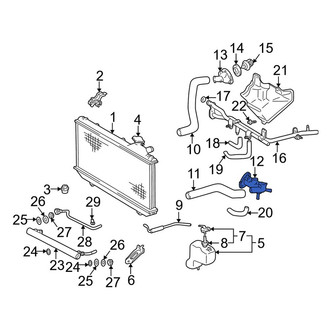 Toyota OE - Engine Coolant Outlet Flange