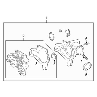 Toyota OE - Cooling - Water Pump (Gas)