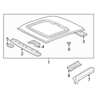 Toyota OE - Roof & Components (Soft Top), (2 Doors Gas)