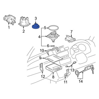 Toyota OE - Distributor Rotor