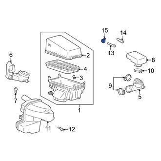 Toyota OE - PCV Valve Hose Clamp