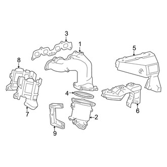 Toyota OE - Exhaust System - Manifold