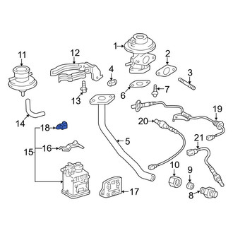 Toyota OE - Exhaust Gas Recirculation (EGR) Vacuum Delay Valve