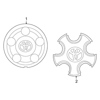 Toyota OE - Wheels - Covers & Trim (Gas)
