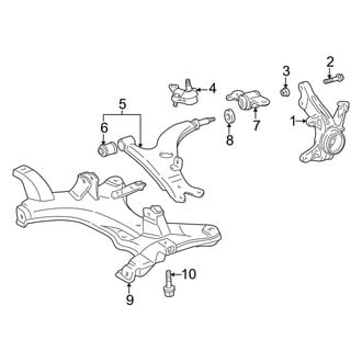 Toyota OE - Front Suspension - Suspension Components (Gas)