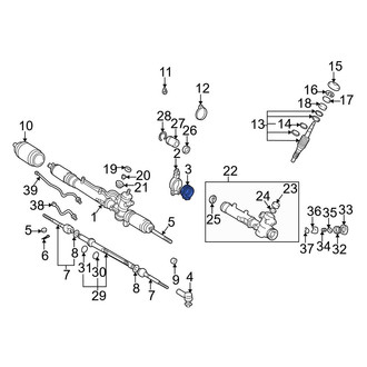 Toyota OE - Rack and Pinion Mount Bushing