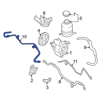 Toyota OE - Power Steering Return Hose
