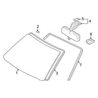 Toyota OE - Windshield - Glass (Gas)