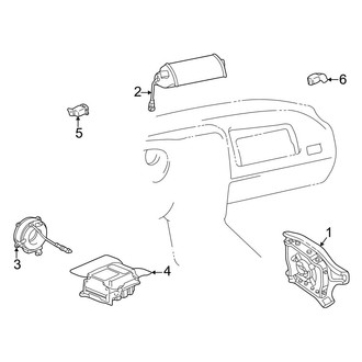 Toyota OE - Restraint Systems - Air Bag Components (Gas)