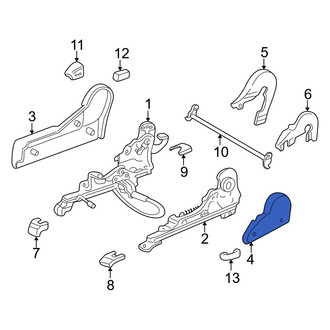 Toyota OE - Left Inner Seat Track Cover