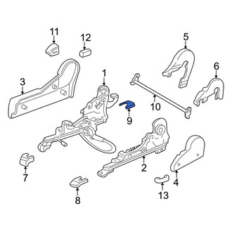 Toyota OE - Rear Seat Track Cover