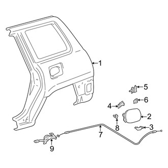 Toyota OE - Quarter Panel & Components (4 Doors Gas)