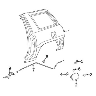 Toyota OE - Quarter Panel & Components (Hardtop), (2 Doors)