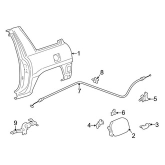 Toyota OE - Quarter Panel & Components (Soft Top), (2 Doors)