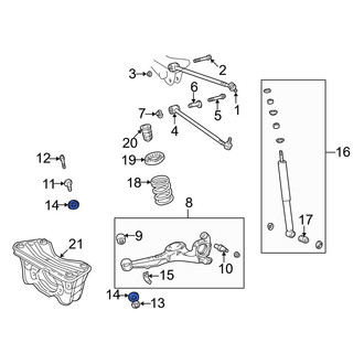 Toyota OE - Inner Alignment Camber Adjusting Eccentric Washer