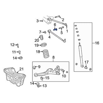 Toyota OE - Rear Alignment Camber Adjusting Eccentric