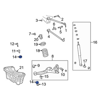 Toyota OE - Inner Alignment Camber Adjusting Eccentric Washer