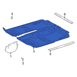 Toyota OE - Rear Floor Mat