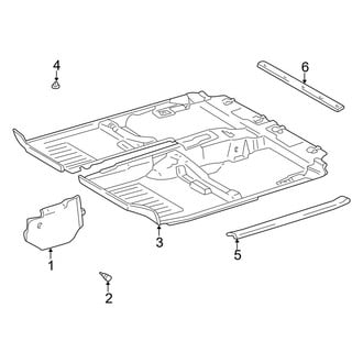 Toyota OE - Rear Body & Floor - Interior Trim (2 Doors)