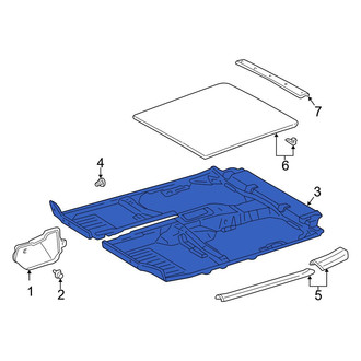Toyota OE - Rear Floor Mat