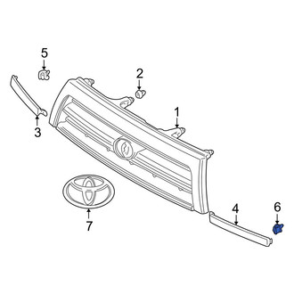 Toyota OE - Left Grille Molding Clip