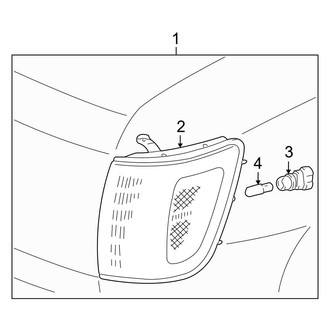 Toyota OE - Front Lamps - Park Lamps
