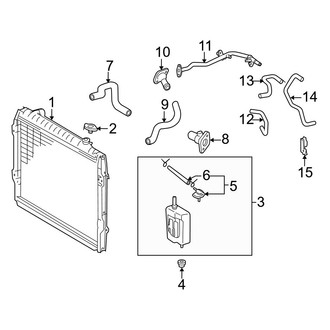 Toyota OE - Cooling - Radiator & Components (2.7L)