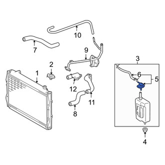 Toyota OE - Engine Coolant Reservoir Cap