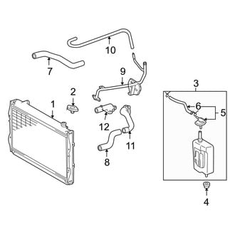 Toyota OE - Cooling - Radiator & Components (3.4L)