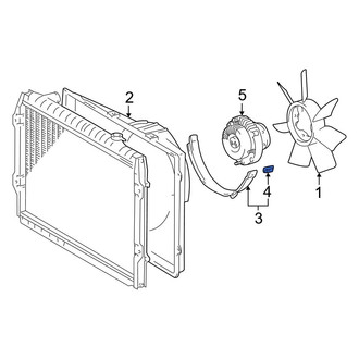 Toyota OE - Engine Cooling Fan Shroud Clip