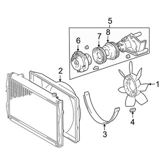 Toyota OE - Cooling Fan (3.4L)