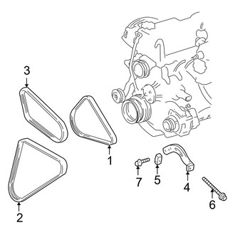 Toyota OE - Cooling - Belts & Pulleys (2.7L)