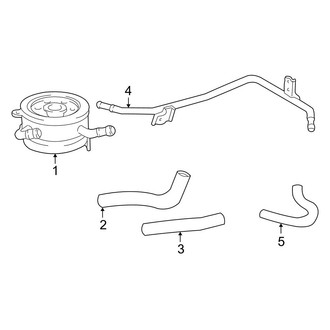 Toyota OE - Cooling - Oil Cooler (4WD 2.7L)