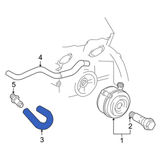 Toyota OE - Engine Oil Cooler Line