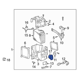 Toyota OE - Front HVAC Blower Motor Resistor
