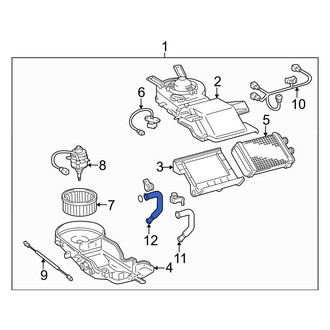 Toyota OE - HVAC Heater Hose