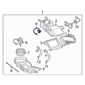 Toyota OE - Rear HVAC Blower Motor Resistor