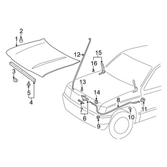 Toyota OE - Hood & Components