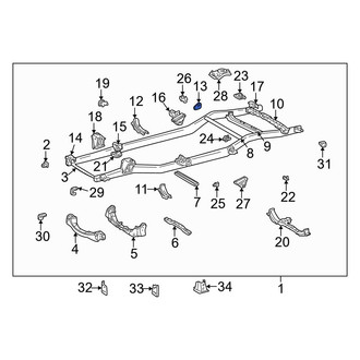 Toyota OE - Frame Stiffener