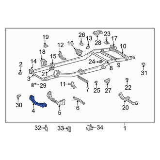 Toyota OE - Front Frame Crossmember